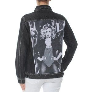 GUESS Black Denim Jean Jacket